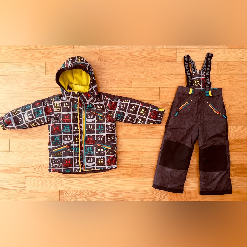 Deux par deux snowsuit kids size 3X (fits like 4T)